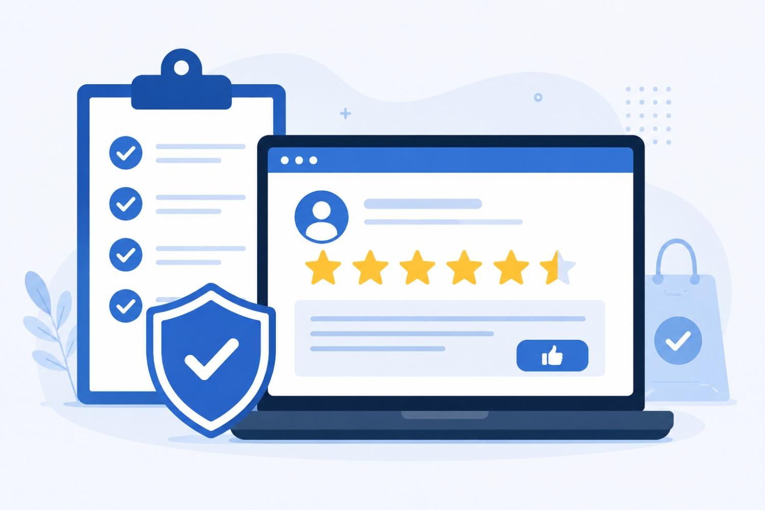Online shopping trust verification for tire reviews